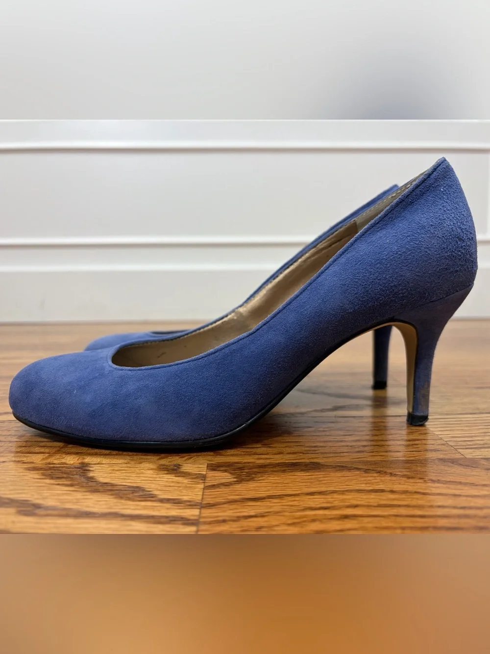VANELI Blue Suede Pumps (6W)